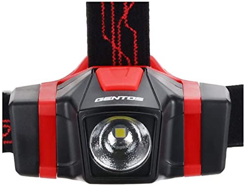 GENTOS GD-702D LED Headlamp, Compact and Lightweight, 80g, AA Battery Operated, 30 Lumens, for Hiking and Fishing