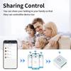 For Smartlife App Remote Control Smart Switch Relay Google Home/Alexa Voice Control 2-Way Wall Switches 10A ABS EU 240V