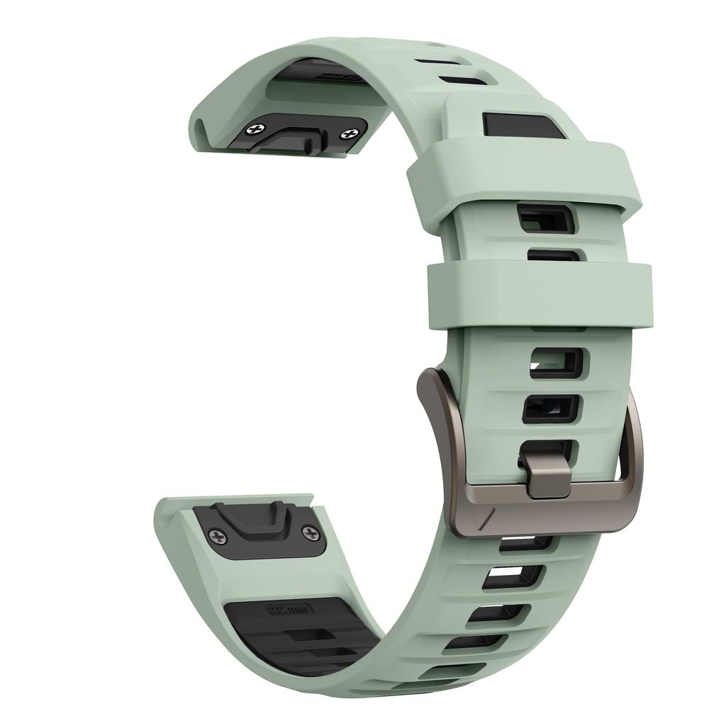 QuickFit 22mm 26mm Silicone Strap For Garmin Fenix 8 E 7X 7 6 6x Pro Solar 5x /Epix/Forerunner 965/Instinct 3 2X/Enduro 3 2 Official Band