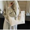 Women’s Canvas Tote Bag Large Capacity Shoulder Handbag Casual Crossbody Bag Multi Pocket Shopper Tote with Zipper for Work Travel School Shopping