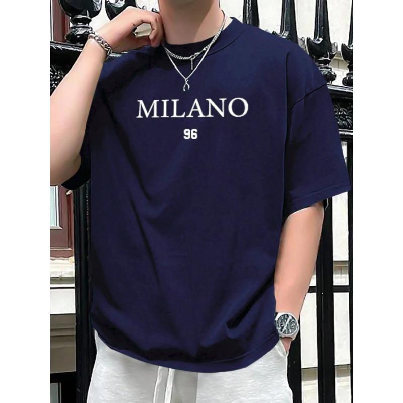 

Летний пар Мужская Хлопковая Летняя Модная Рубашка Свободного Размера с Принтом Букв 3xl