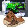 Fish Tank Decoration Colorfast Anti-Deformed Fall-resistant No Pollution Pyramid Sphinx Porous Rockery Aquarium Decoration