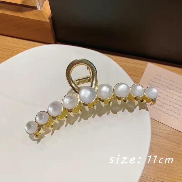 Alloy Womens Back-of-Head Grabber Large High-End Hair Claw Clip Summer 2026 Shark Clip Headpiece Japan and Korean Style