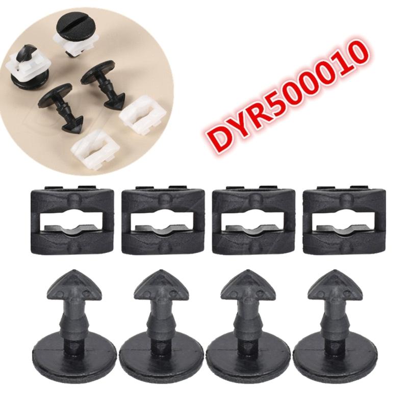 Bumper Towing Eye Hook Cover Clips Turn Lock Insert Kit Tow Bracket Cover Clip