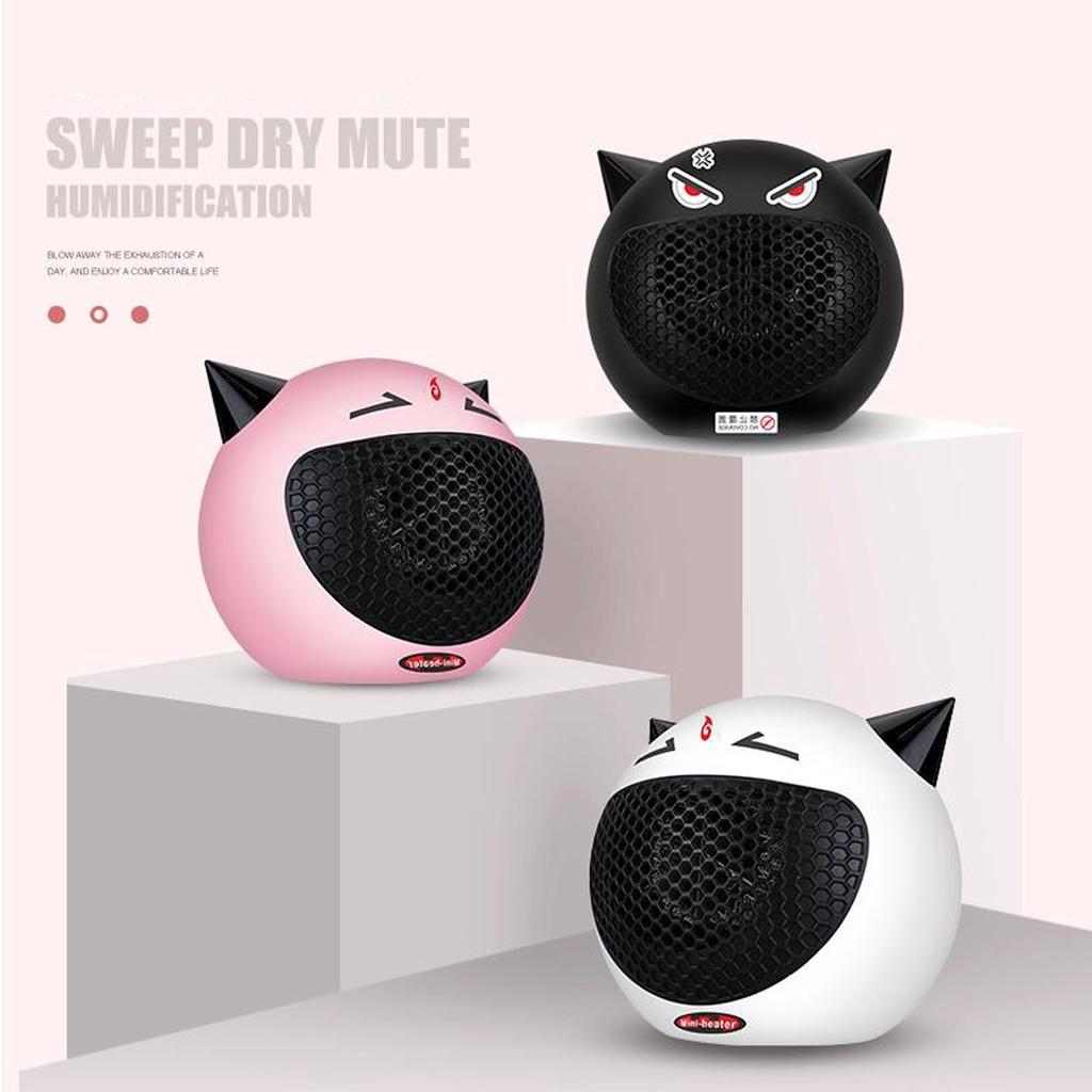 800W Mini Portable Electric Heater Office Room Desktop Fan Heater Temperature Control PTC ceramic Warmer Machine 110V/220V
