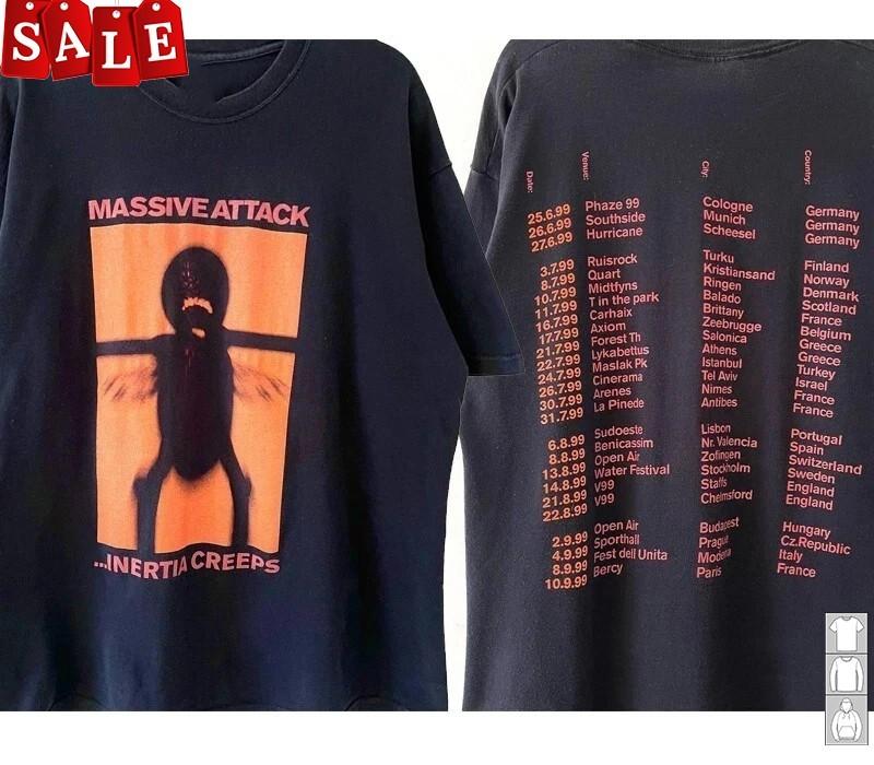 

Hot Massive Attack Inertia Creeps Gift For Fans Black All Size TShirt LW821 Unisex T-Shirt XL