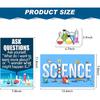 Zonon 31 Pieces Science Classroom Decoration Science Bulletin Board Set Scientist Posters Banner Classroom Wall Decoration Scientist Lab Cutouts for