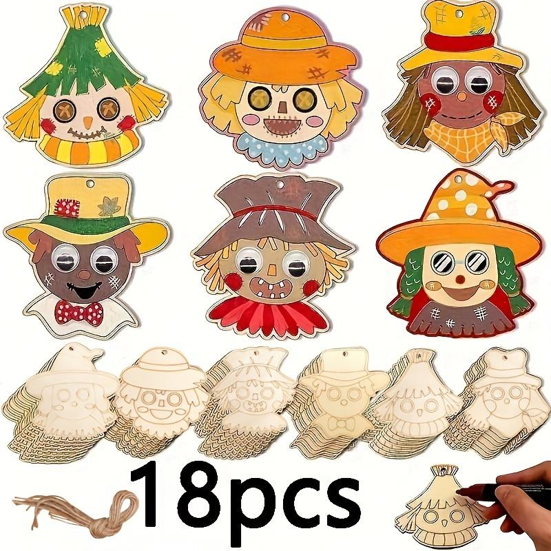

18 Scarecrow craft sets Fall, Thanksgiving, Christmas and Halloween decorations, family gatherings, creative projects, choices
