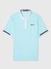 PIRETTI Savona Collar Point Punching Polo Shirt M_Light Blue