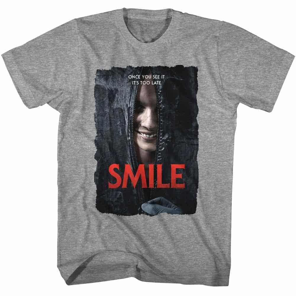 Smile Movie Poster Gray Men's T Shirt