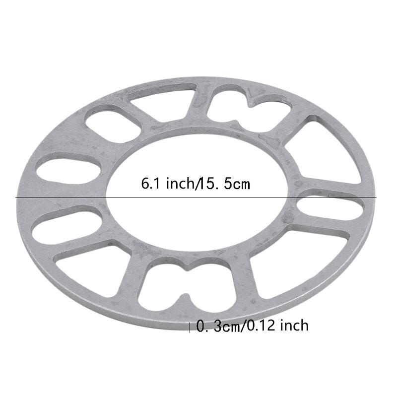 2pcs Universal Car Wheel Tire Spacer Adaptor Shims Plate 3mm 5mm 6mm 8mm 10mm For 4x100 4x114.3 5x100 5x108 5x114.3 5x120