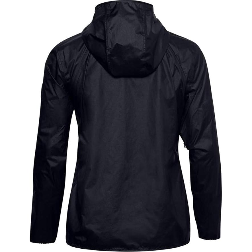 Under Armour Impasse Rain Shell Jacket Women Tops Black 1350952-001