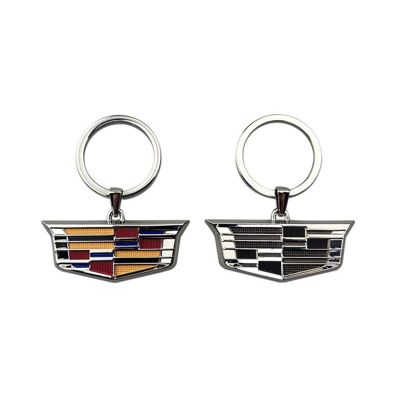3D Metal Car Keychain Holder Key Ring Pendant for Cadillac ATS BLS SLS SRX CT4 CT5 CT6 CTS ESCALADE XT4 XT5 XT6 XTS Accessories