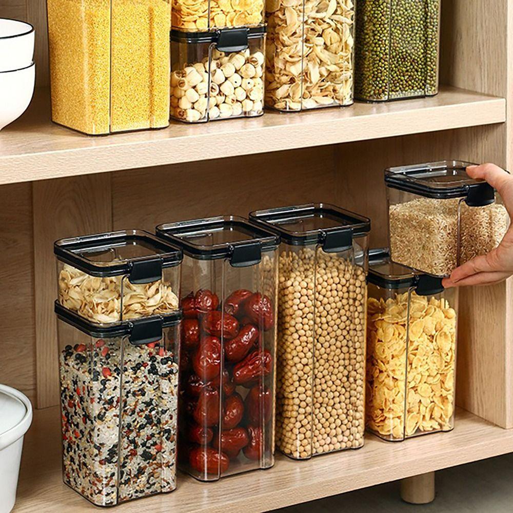 Dustproof Airtight Container Airtight Grain Storage Portable Spice Jar  Picnic