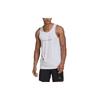 Three Stripe Color Block Sleeveless Crew Neck Vest Men Tops White HB7421