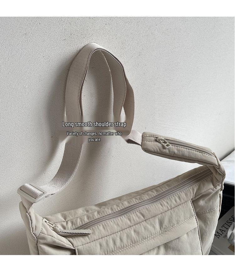 Korean Style Versatile Nylon Shoulder Bag - Large Capacity Crossbody
