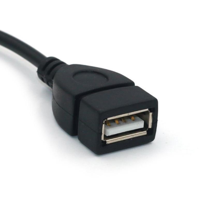 Car Stereos Male Plugs Jacking To USB Female Cord Converter Cable U Disk Aux Cable