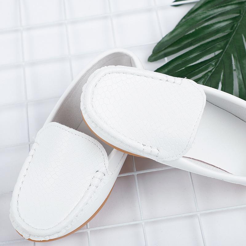 Boys' Summer Leather Loafers - New Casual Kids' Shoes 