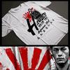 Samurai Rising Sun Japanese Steel Bushido Code Lone Wolf Kanji Warrior Unisex T-Shirt