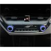 For Nissan Rogue - Blue Center Console Air Condition Knob Cover Trim
