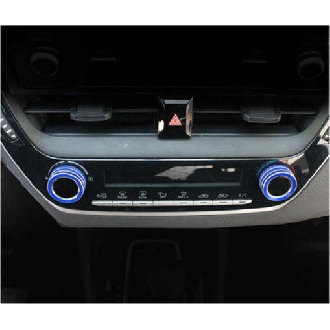 For Nissan Rogue - Blue Center Console Air Condition Knob Cover Trim