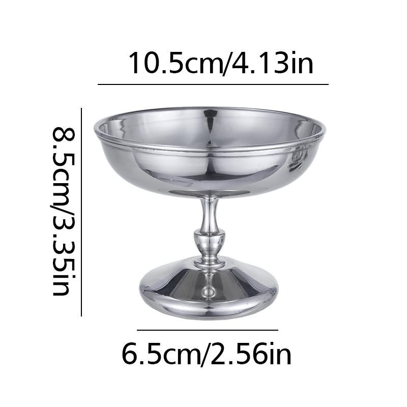 Fruit Bowl Tall Milkshake Cup 304 Stainless Steel Containerss Afternoon Tea Pudding Dessert Cup