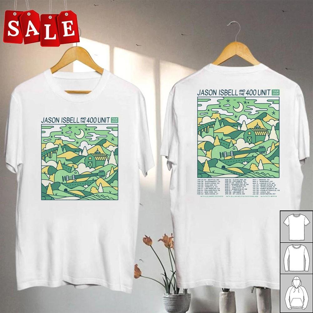 New Jason Isbell và The 400 Unit 2026 Gift For Fans Unisex S-5XL Shirt UK16 Unisex T-Shirt M
