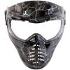 SHENKEL Full Face Guard Black Face Guard for Sports and Airsoft Goggles, Snake,