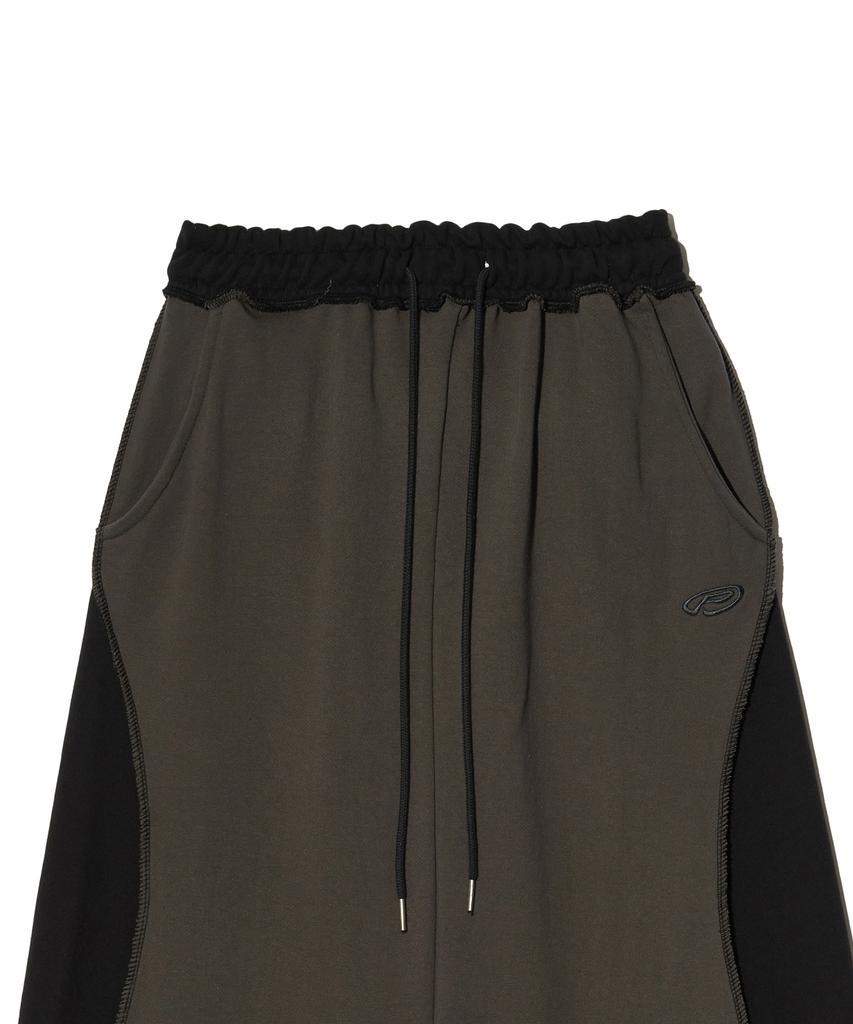 PEACE MAKER Ex Raw Maxi Skirt (Charcoal)