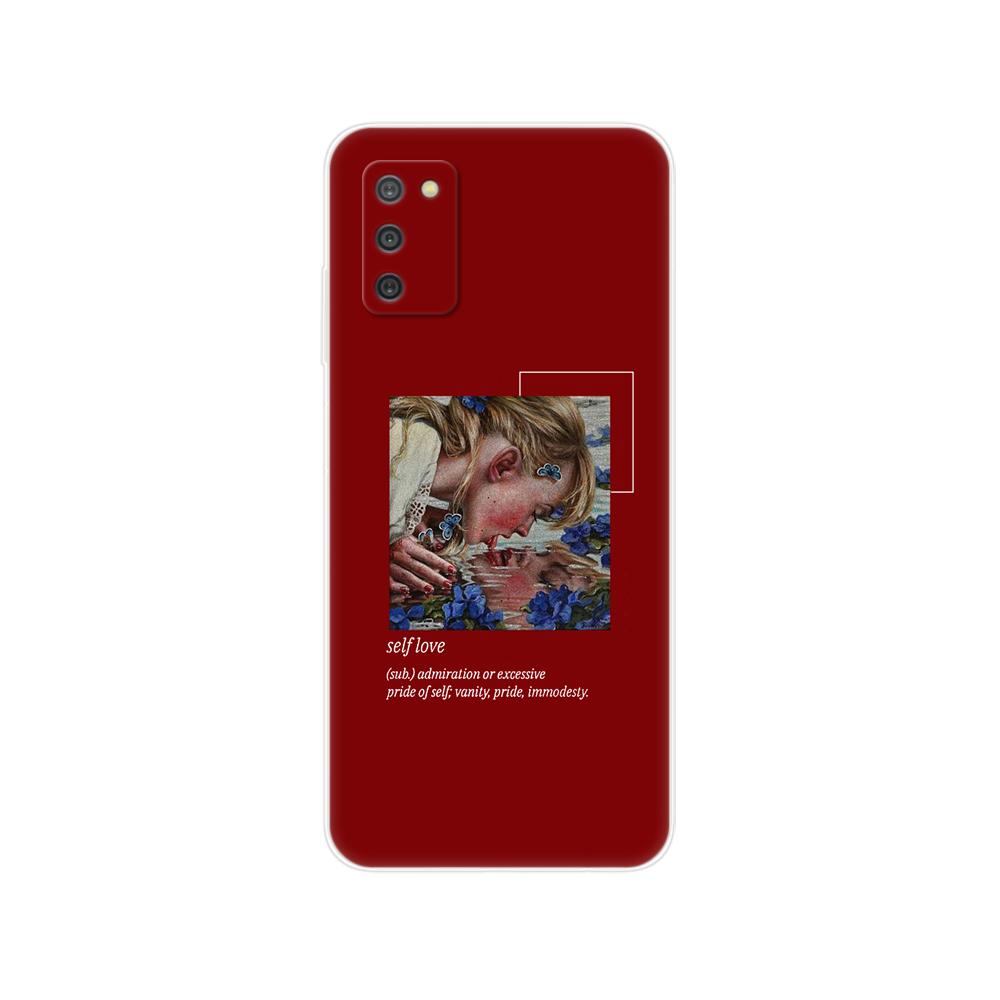 Per Samsung A03S Custodia 164,3 mm Copertura Posteriore del Telefono Su Samsung Galaxy A03s GalaxyA03s A 03s a037 Custodia Morbida Tpu Bumper in Silicone 6,5 pollici