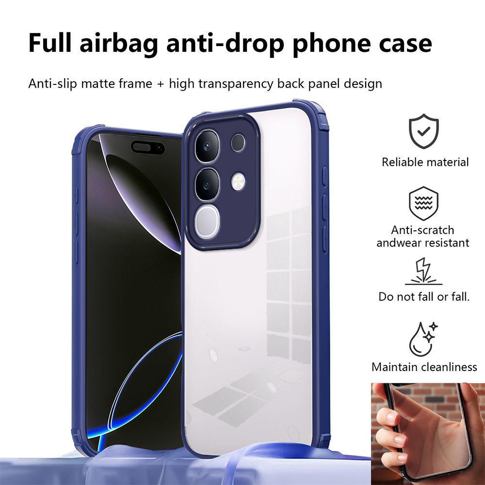 For Vivo Y29 4G Case Vivo T4x Phone Case vivo IQOO z10x Cover vivo Y29 4G Anti-drop protection Shookproof Hard acrylic back cove