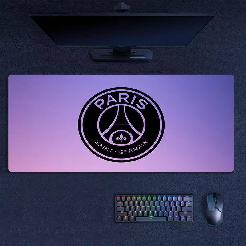 Paris Saint-Germain F.C Print Cushion Non-slip Laptop Tablet Big Mousepad XXL Mat Mini PC Playmat With Lock edge
