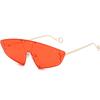 New Fashion Eye Protection Technology Future Women Irregular Mirror Rivet Glasses Vintage Sun Glass for Women Men UV400