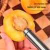 Multi-functional 304 Stainless Steel Fruit Pitter and Corer for Peaches and Apples