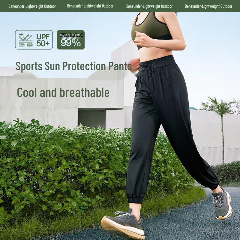 Beneunder Ice Touch Oxygen Women's Outdoor Sun Protection Cuffed Pants