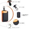MBOYU Genuine Leather Key Case with Two Exterior Card Smart Key Car Key Pass Case with Card Key and Pass Integrated Key Case with Large 6 Gift Men's