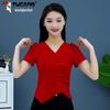 Hengyuanxiang 2025 Women's 100% Pure Wool Round Neck Sweater - Versatile Knit Top for Outerwear or Innerwear