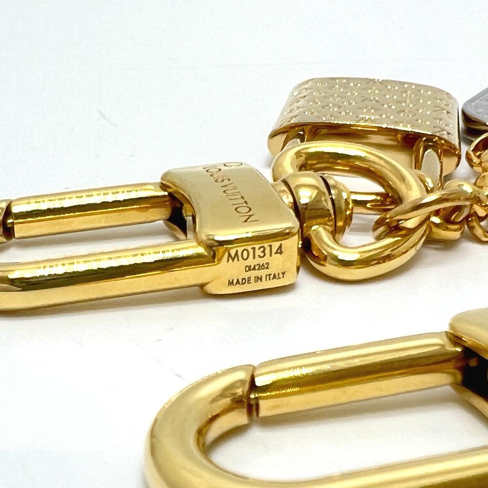 Louis Vuitton M01314 Chain-nanogram Icon Key ring Key Holder Bag Charm