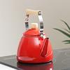 Pearl Metal Crevia Enamel Kettle 2.5L Red