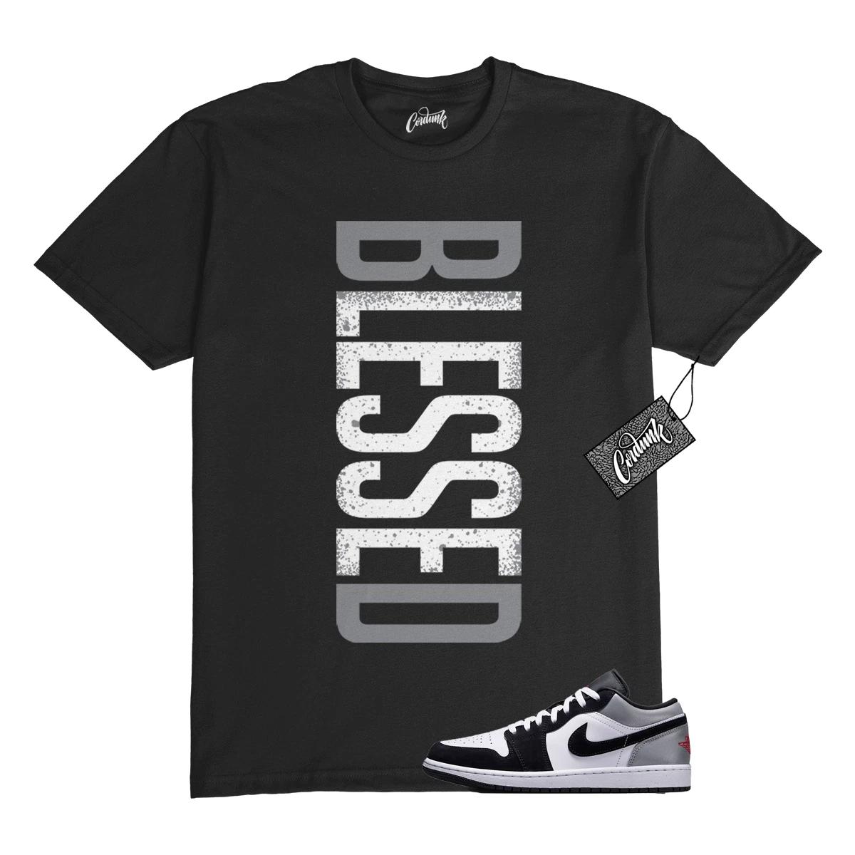 1 Black Matte Silver White Fire Red T Shirt Match VERTBLS 100
