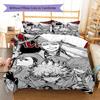 Gachiakuta Pattern Bedding,Quilt Set Quilt Cover Pillowcase Home Birthday Gift (1 * duvet cover + 2 * pillowcase, without core)