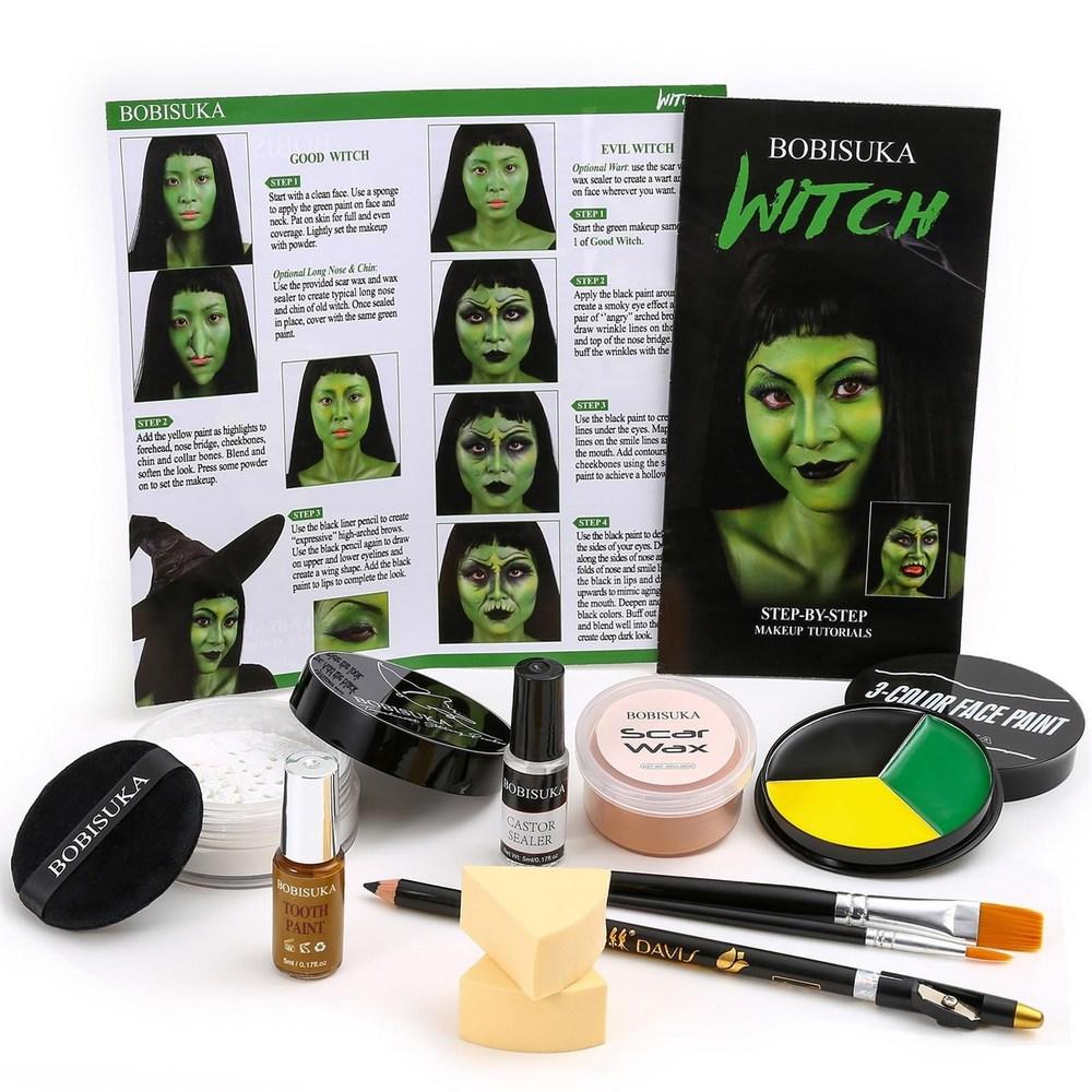 Gothic Makeup Set White Foundation Black Lipstick SFX Gothic Pre Single Witch SFX Makeup Kit 1 Pcs