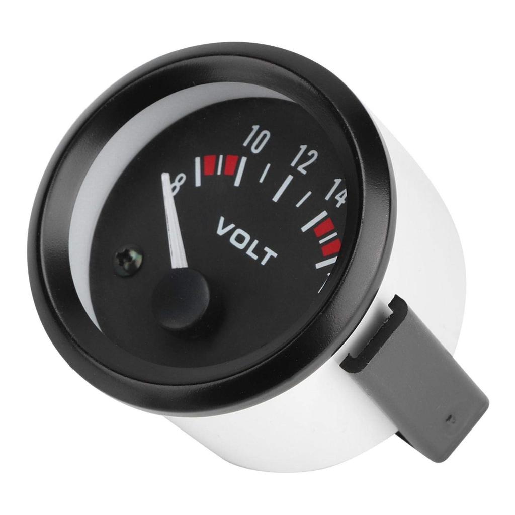 12V Analog Voltmeter - Universal 12V Voltmeter, 52mm/2-inch Voltage Gauge, 8-16V, BX100007, for Car Modifications
