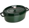 Cocotte Zwilling Staub Oval 35,3x29cm Basil Green 4,2l (40509-363-0)