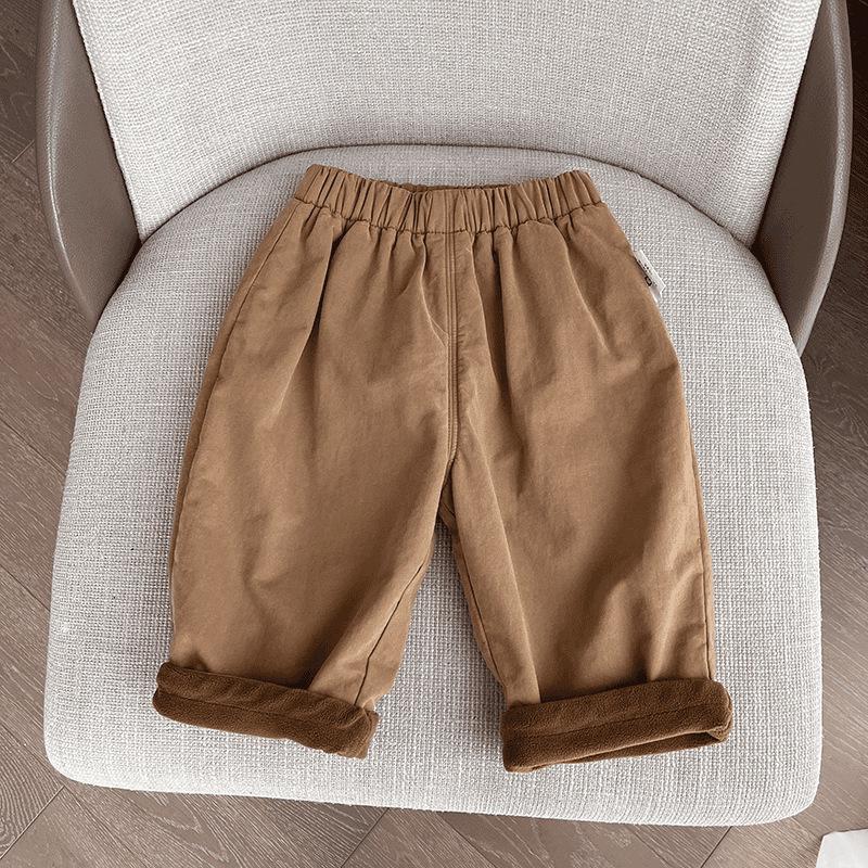 Kinder Fleecegefütterte Tapered Winterhosen - Warme, Bequeme Hosen für Jungen und Mädchen