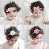 5Pcs/lot Baby Elastic Nylon Headband Newborn Sweet Flower Lace Bow Hair Bands for Babe Infant Toddler Soft Girl Hair Accessories