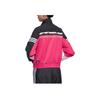 Adidas Neo Short Color Block Striped Stand Collar Vintage Casual Jacket Women Jacket Pink GM2313