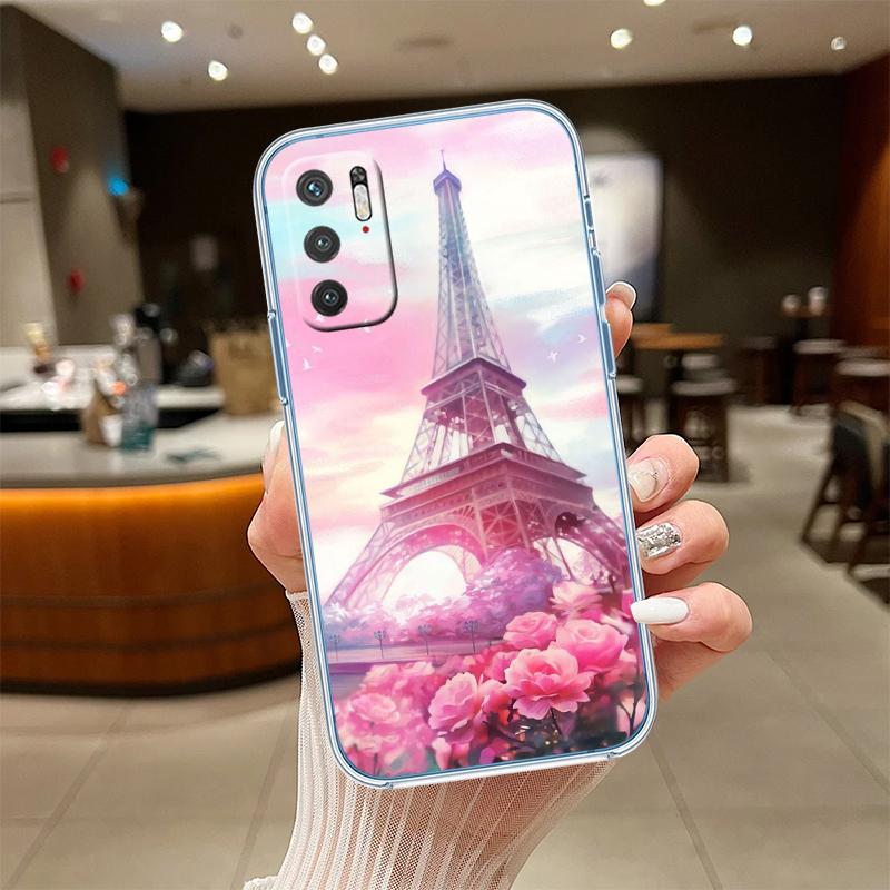 RE49 Paris Eiffel tower Transparent Phone Case for Motorola Moto Edge 20 30 40 50 S30 Fusion Ultra Pro Neo Lite + G200 G23