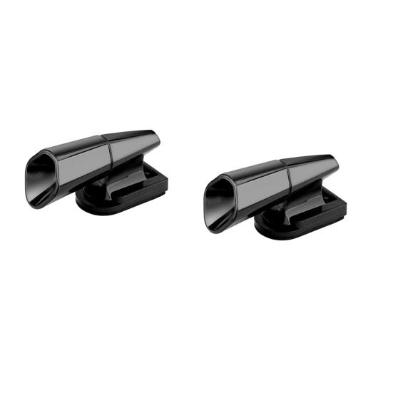 

2 шт. Ультразвуковий свисток для захисту тварин від вітру, автомобілі, мотоцикли, відлякувач оленів чорний