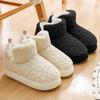 Cotton Slippers Winter Couple Indoor Home Home Home Non-slip Thick-soled Thermal Bag and Cotton Shoes